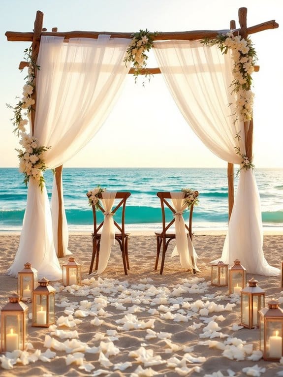 breathtaking beach wedding inspiration
