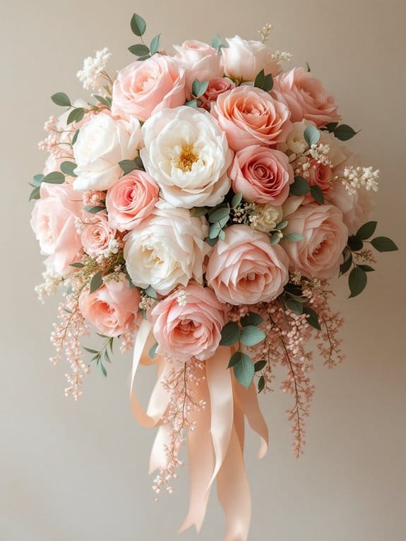 breathtaking pink rose bouquets