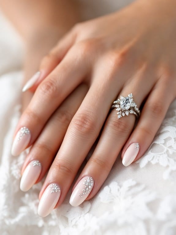 bridal nail design inspiration