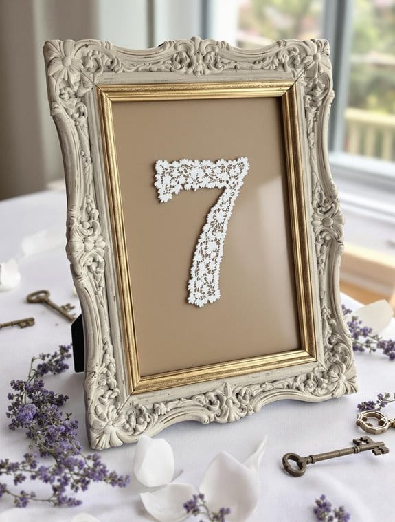 classic frame number display