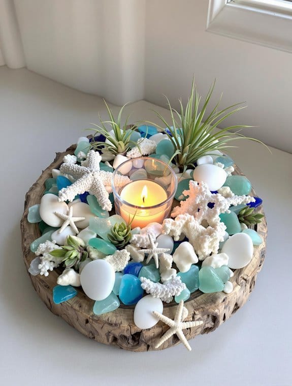 colorful ocean treasure showcase