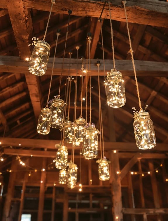 creative jar light decor
