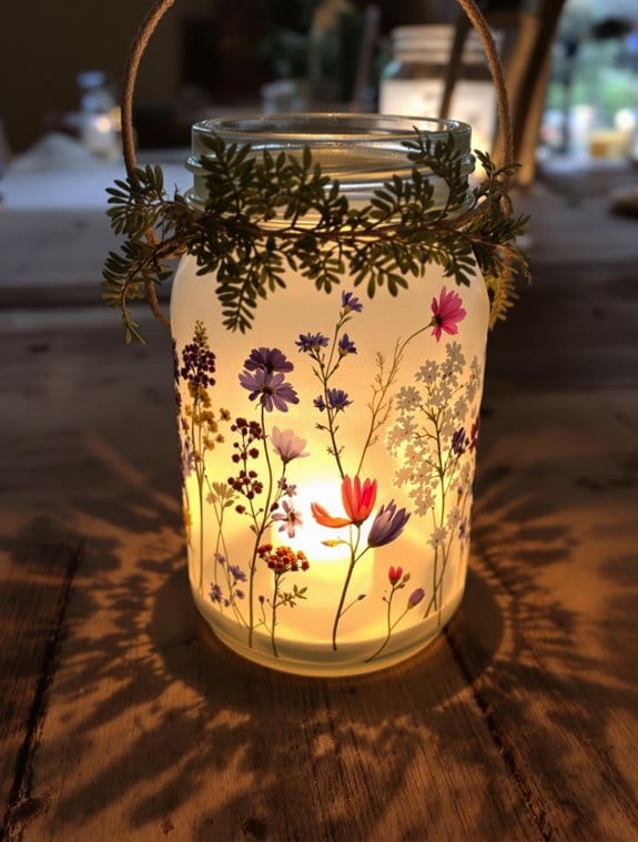 delicate botanical illuminated decor
