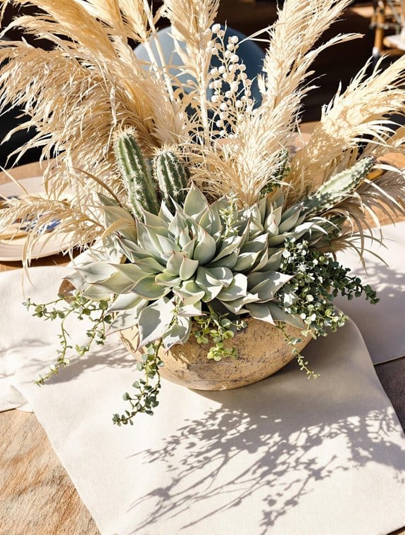 desert plant arrangements showcased