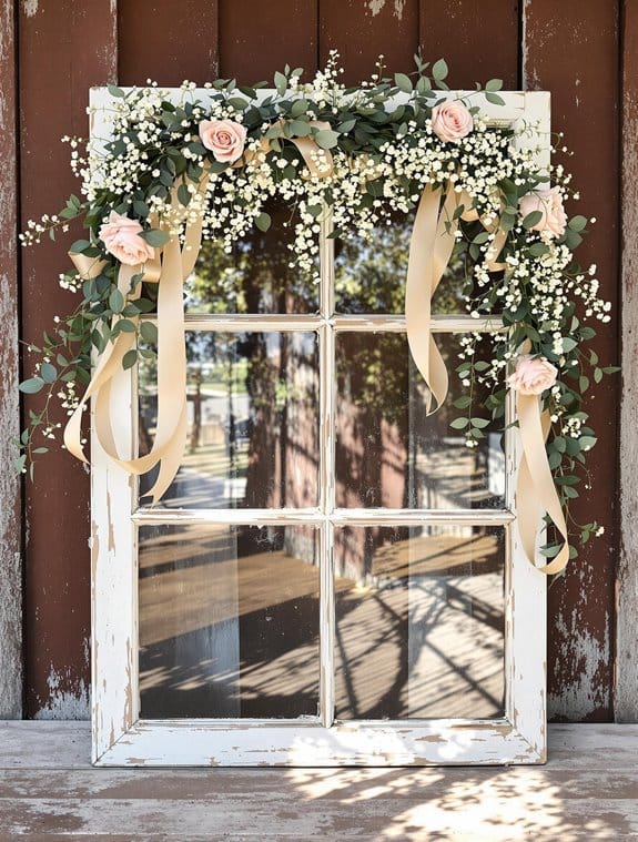 elegant flower arrangements displayed