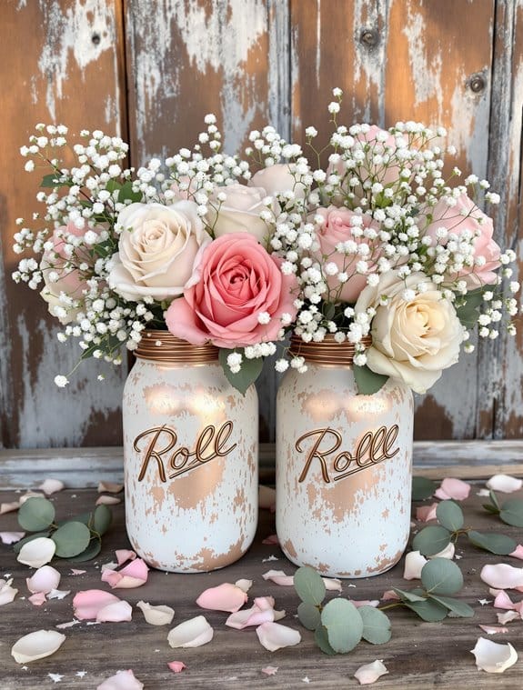 elegant rose gold decor