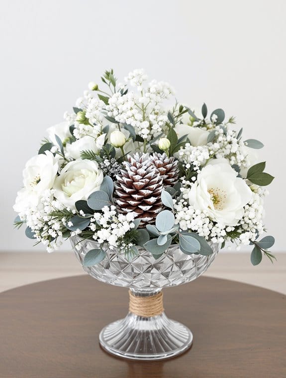 floral pine combination arrangement