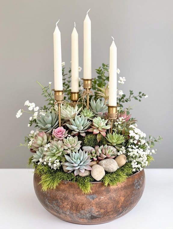 flourishing botanical centerpiece gardens