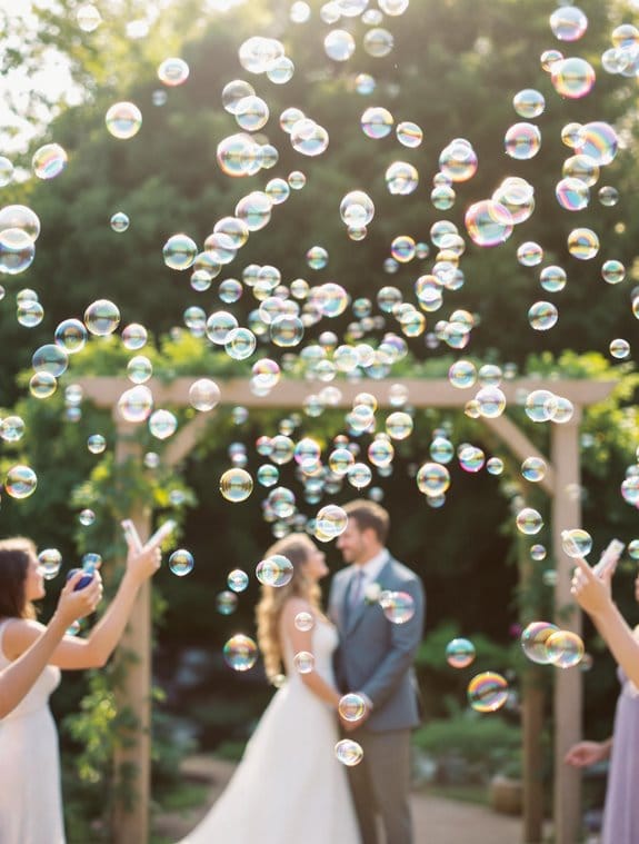 joyful bubble filled experience