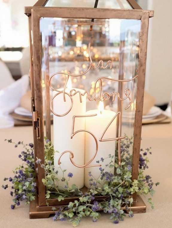 lanterns for table marking