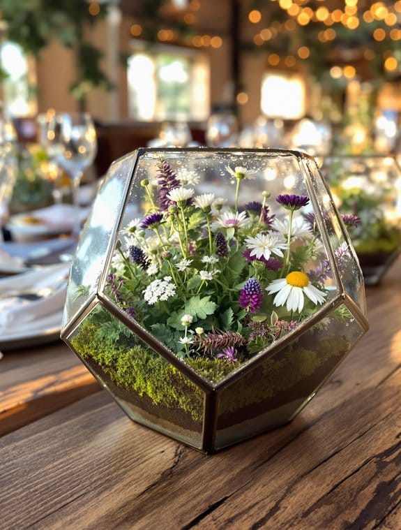 local floral glass art