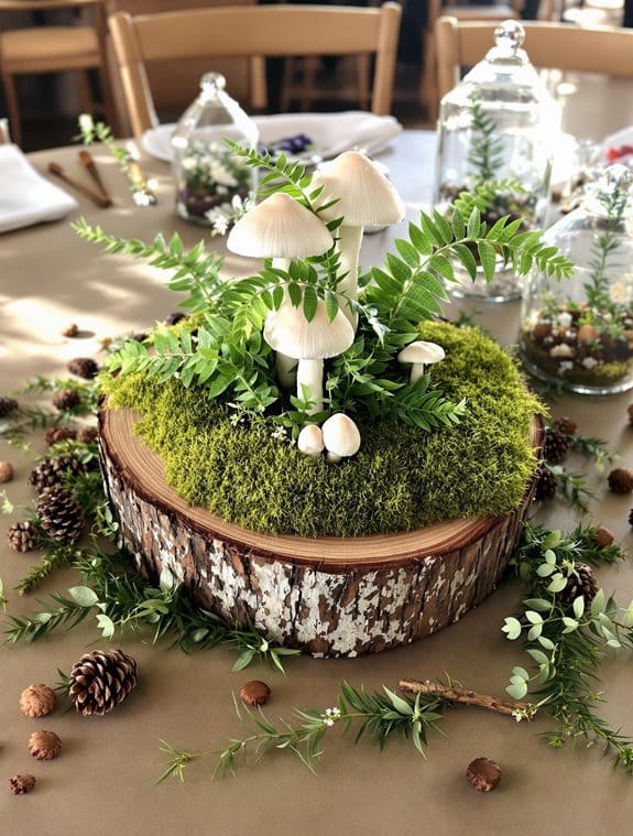 mossy woodland decorative arrangements