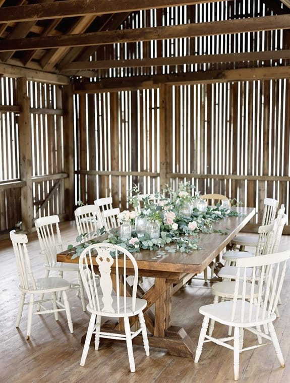 rustic dining furniture set