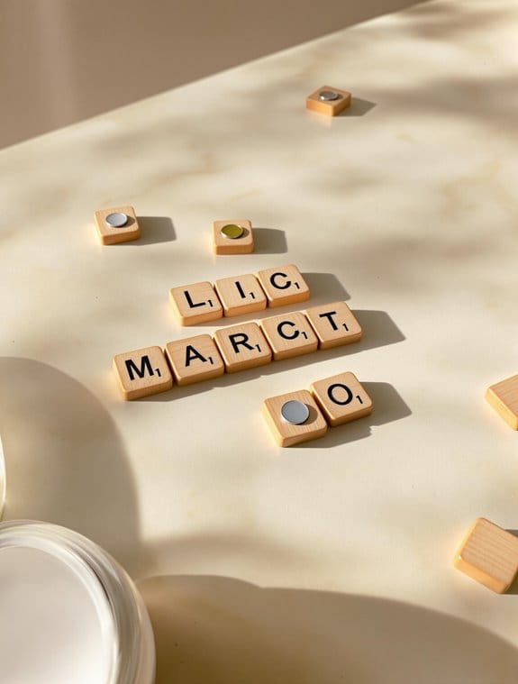 scrabble magnets made creatively