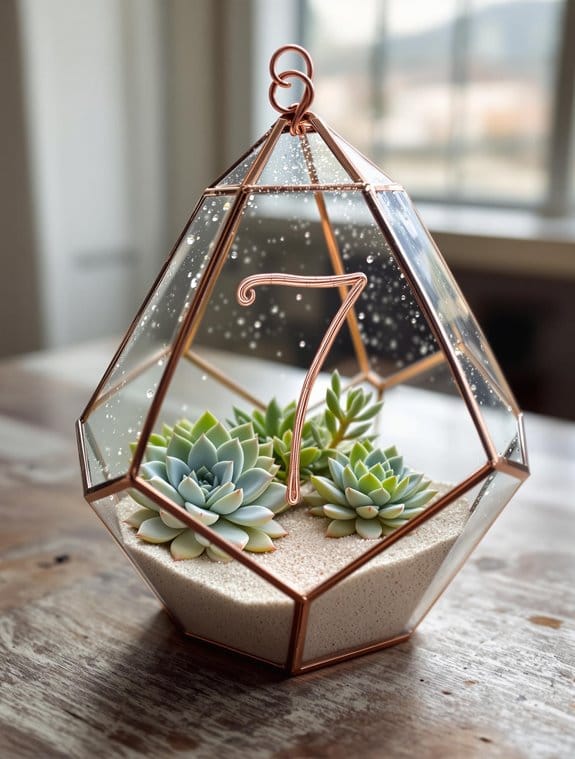 succulent plant display holders