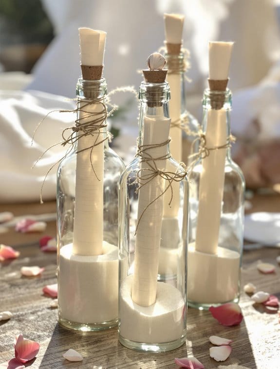 table numbers in bottles