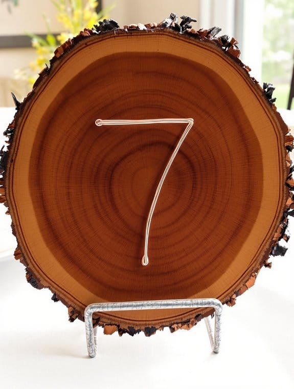 tree slice number identification